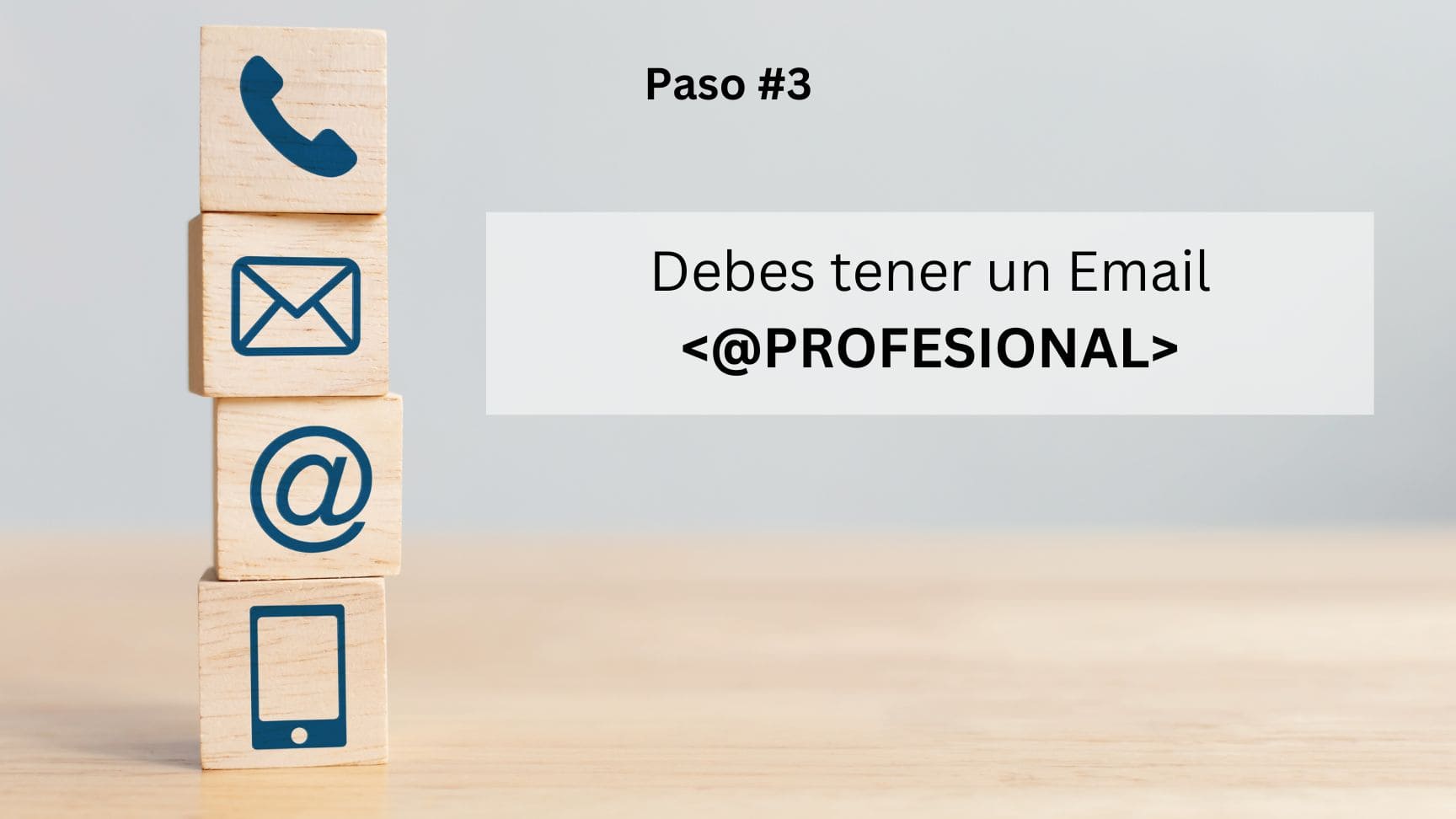 Pasos para crear un sitio web: Elige un Email Profesional con @tupropiamarca.com